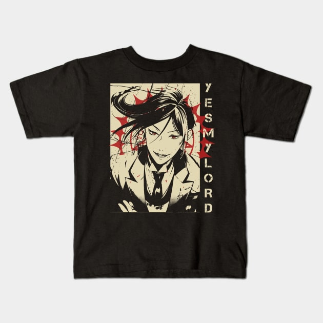 sebastian michaelis Kids T-Shirt by DanisF